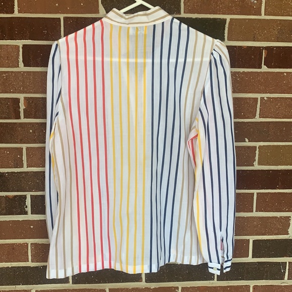 Vintage Striped Blouse with tie - Picture 6 of 8